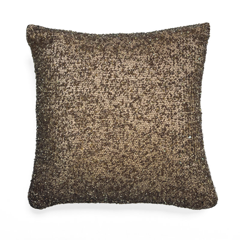 Coussin en soie Aoibh, Bronze antique