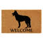 Tapis de porte d'extérieur antidérapant Regner German Shepherd-21835348
