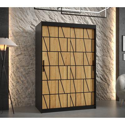 Arryana 2 Door Manufactured Wood Wardrobe