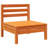 Ophelia & Co. Patio Sofa Armless Wax Brown Solid Wood Pine-1925535453