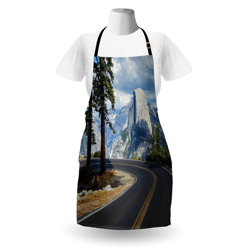 No Pattern Bib Apron
