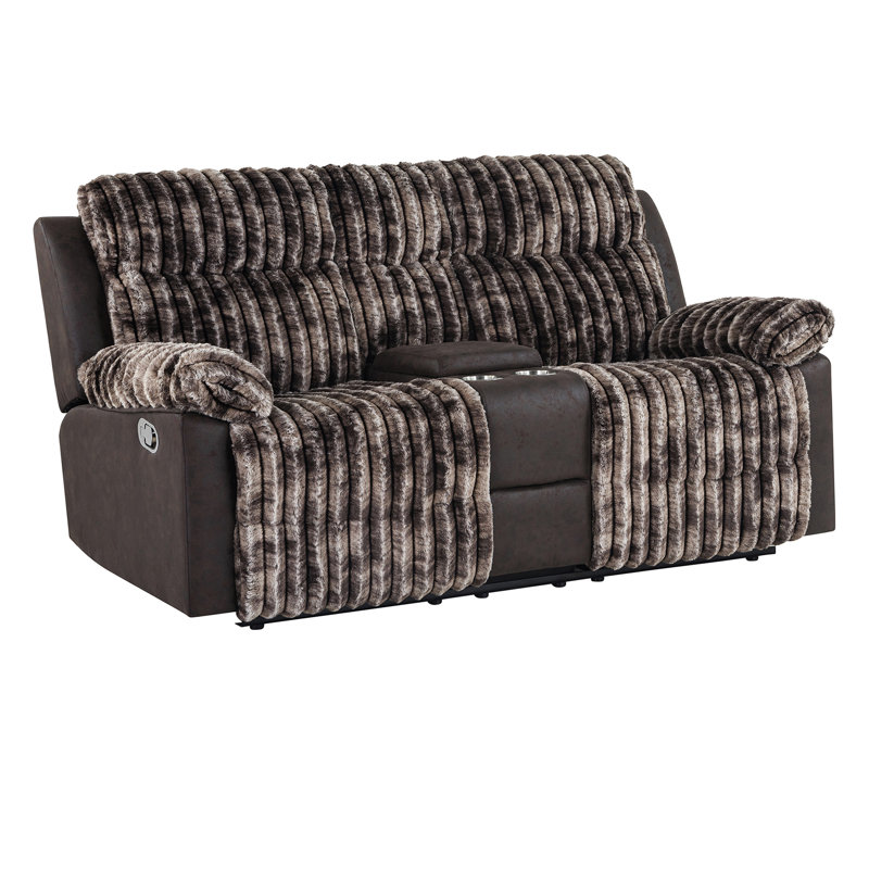 Causeuse inclinable brune, Brun