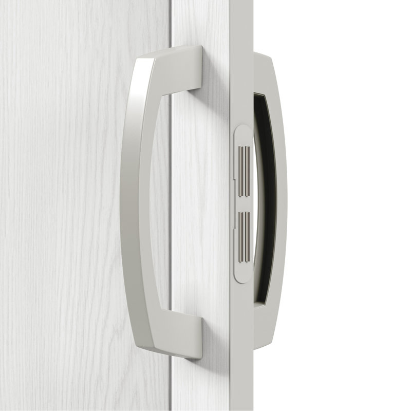 Portes accordéon pliables en PVC de 48 po ou cloison d'intimité pour usage interne, blanc, 48" x 80", White Oak