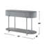 Table de canapé ovale contemporaine 47 po Ellice
