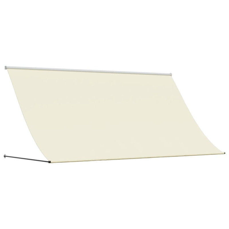 Vidaxl Retractable Awning 59.1"X59.1" Fabric And Steel, Cream