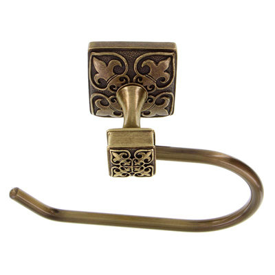 Fleur de Lis Wall Mounted Toilet Paper Holder