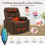 Upholstered Heated Massage Chair