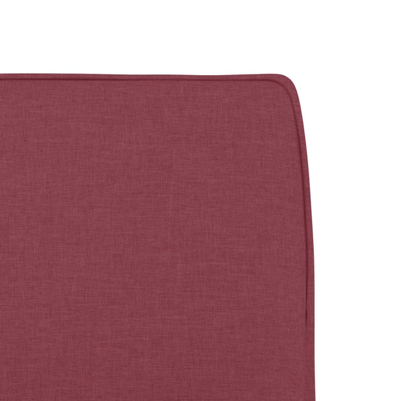 Upholstered Accent Chair, Wine Red