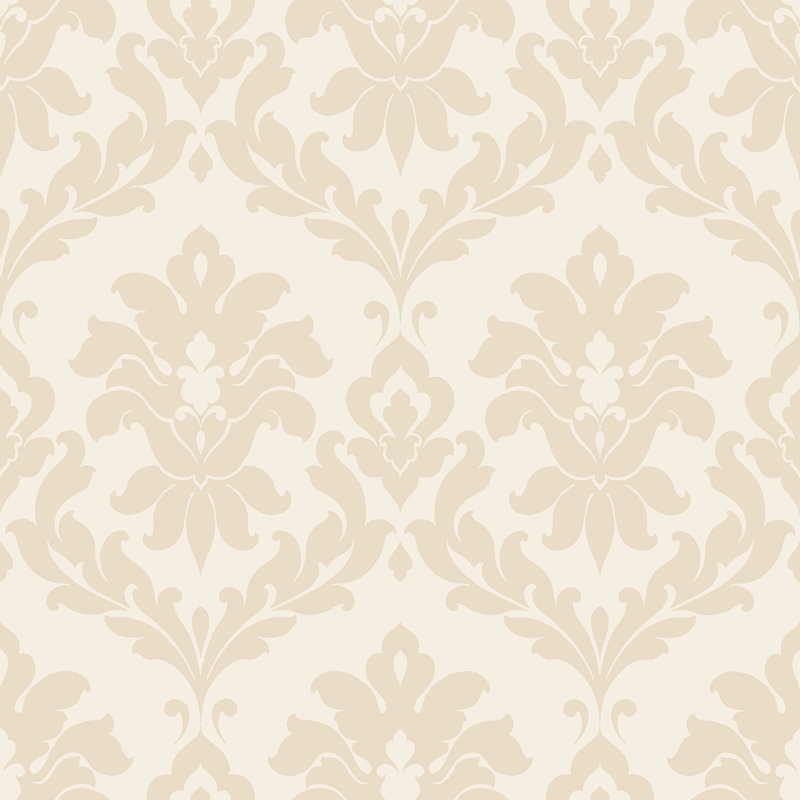 Positano 10m x 52.8cm Matte Wallpaper Roll, Cream/Beige