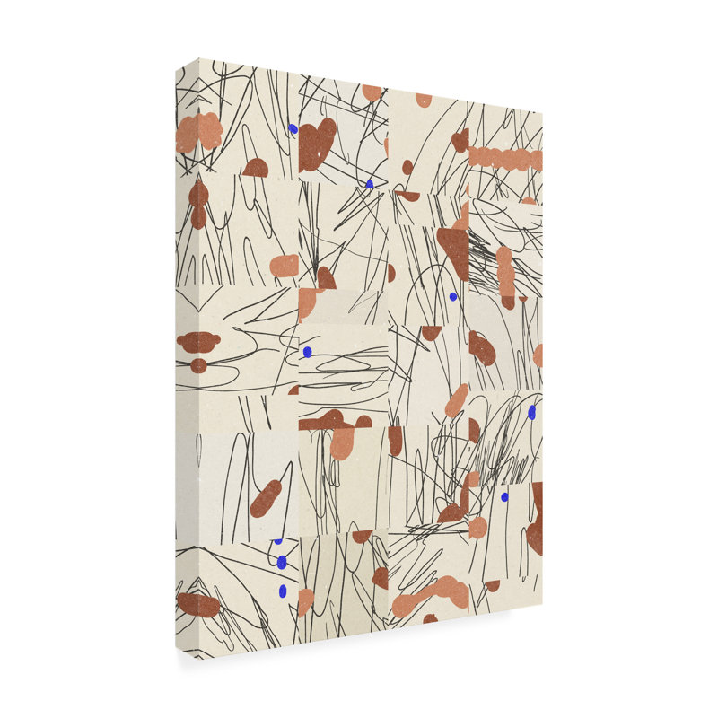 Œuvre d'art sur toile Composition n ° 2, H 19 po x l 14 po