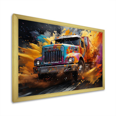 «Expressionist Monster Truck Fury III» sur toile
