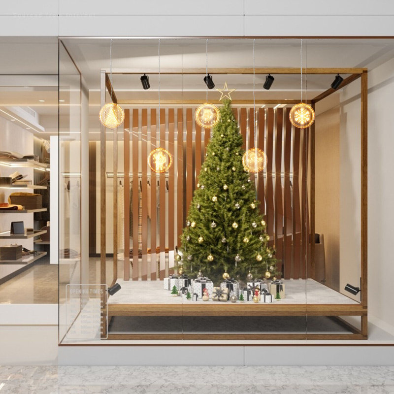 Décoration de Noël Guirlande lumineuse à DEL effet lumière 3D, blanc doux 2800K