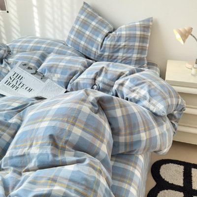 Washed Cotton Boho Soft Duvet Cover Set