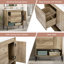 30" Modern Wood Fixture Bathroom Vanity , Single Bathroom Vanities Cabinet With Ceramic Basin Sink Top