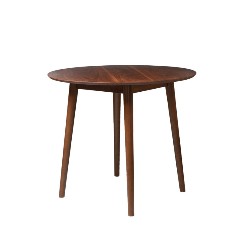 Hedvah Round Solid Wood Base Dining Table, 36"