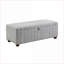 Banc de rangement rembourré FlowLuxe-586384175