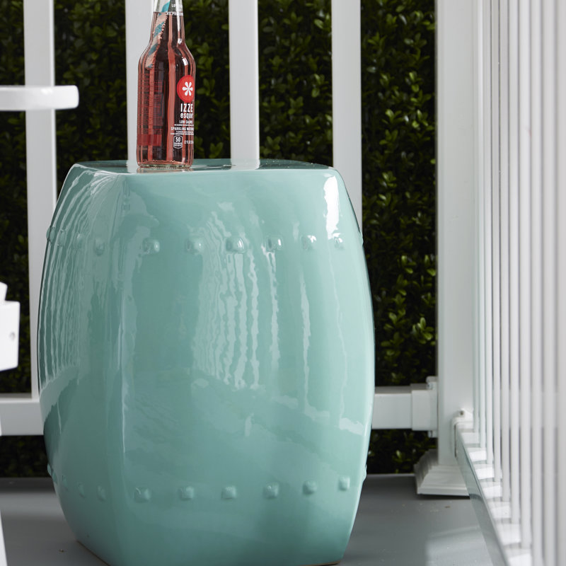 Tabouret de jardin Knudson, Bleu pâle
