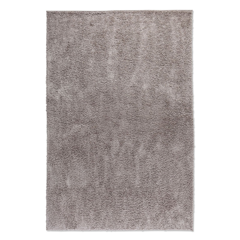 Solid Colour Machine Woven Brown Area Rug, Rectangle 120cm x 170cm