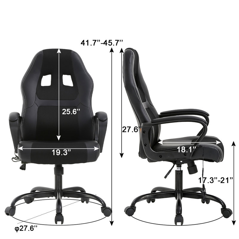 Fauteuil de jeu Calisto, Noir