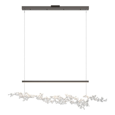 Luminaire suspendu linéaire à 1 lumière pour îlot de cuisine Coral