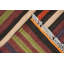 Tapis rayé en laine 5 x 7