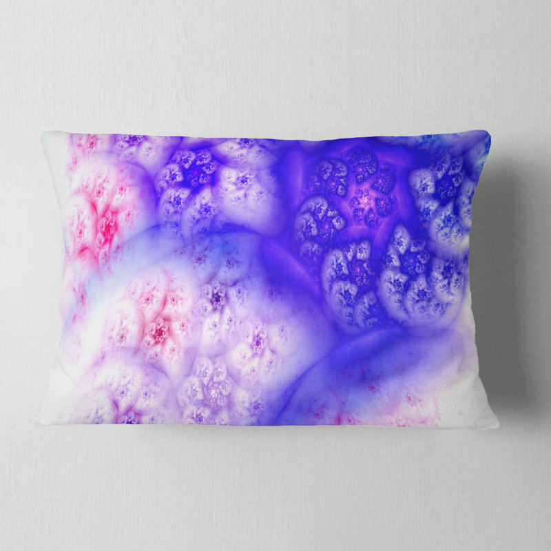 Ciel orageux et bleu clair clair - coussin imprimé abstrait