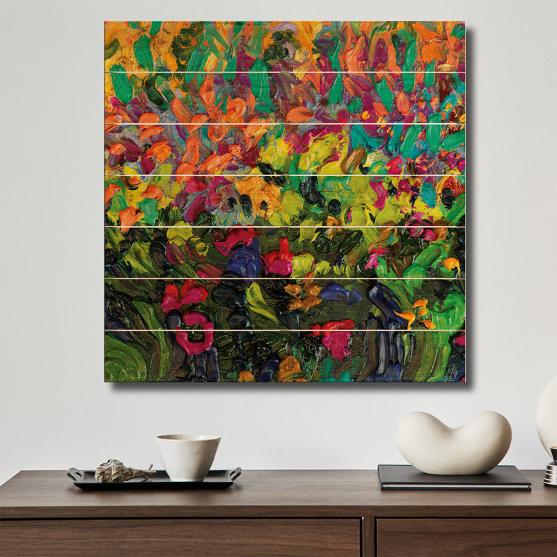 Impression sur bois en bois - DC 045 par Iris Scott Abstracts