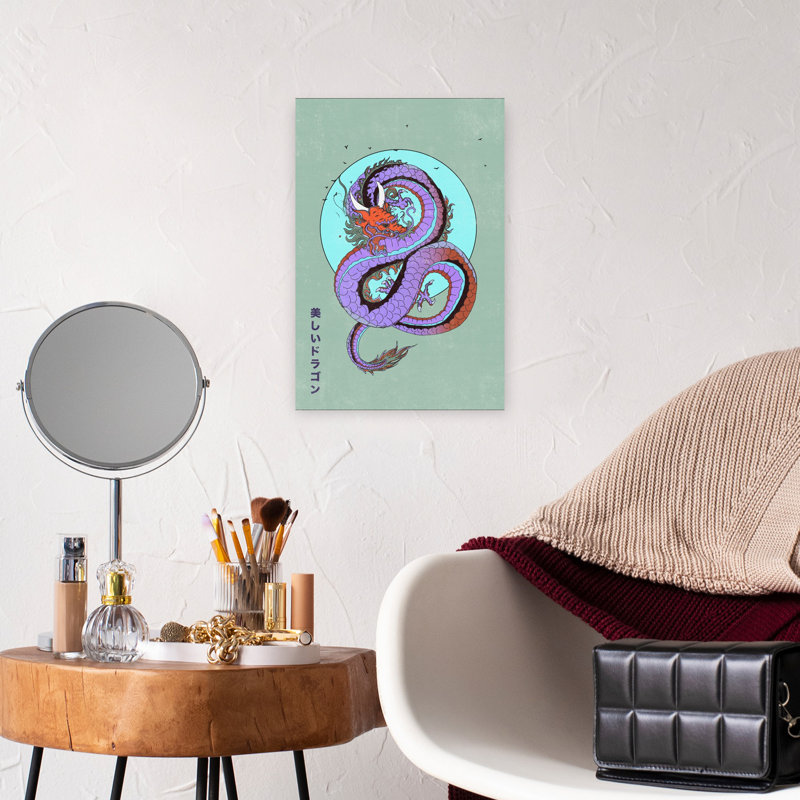 Art contemporain contemporain audacieux, oiseau, H 18 po x l 12 po