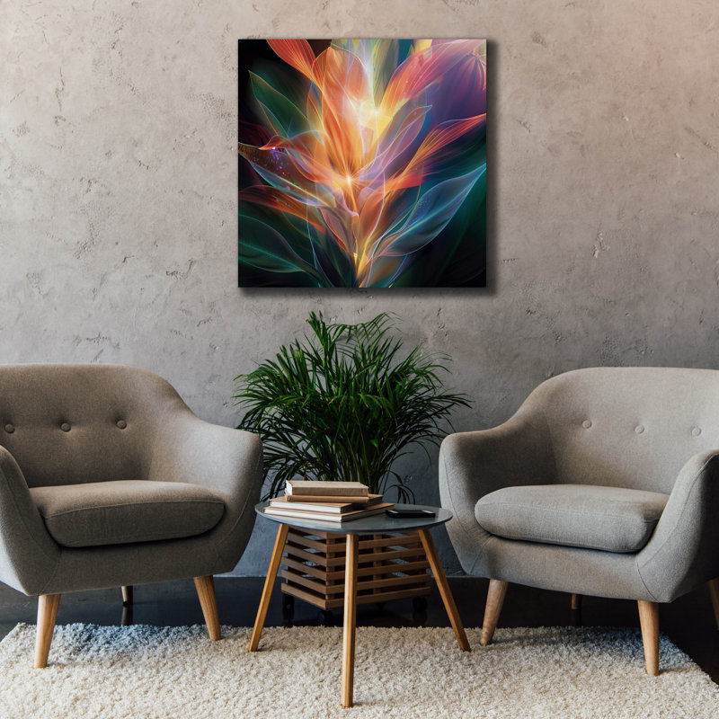 «Ephemeral Grace» par r3darch0n, art mural sur toile, H 37 po x l 37 po x P 1,5 po