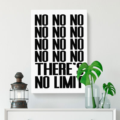 No Limit - Wrapped Canvas