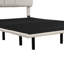 Lit flottant Kerionna avec tête de lit et pieds en cuir-1188669178-1188669181