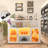 Asrf 47'' Wine Bar,Storage Buffet Cabinet Coffee Bar Cabinet For Liquor,Wine Cabinet With Racks with LEDs-1086177885