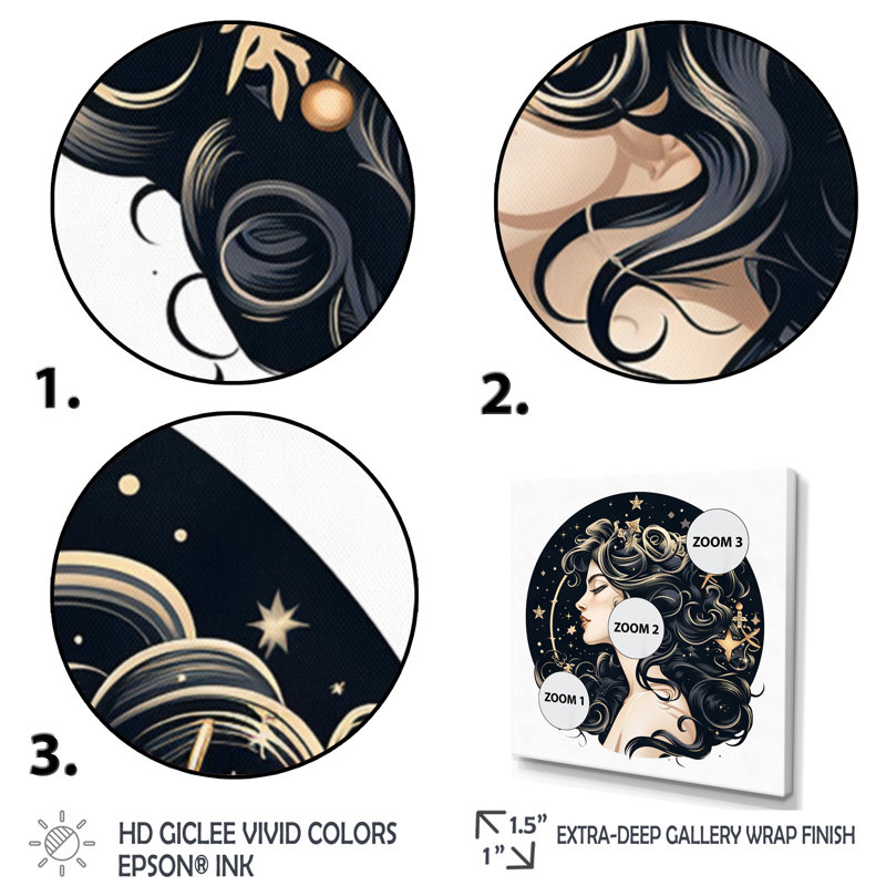 Spiritual Warrior I sur impression sur toile, H 36 po x l 36 po x P 1,5 po, Cadre naturel flottant