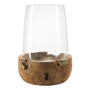 TerraTeak Wood/Glass Lantern