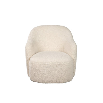 Downy Swivel Barrel Chair