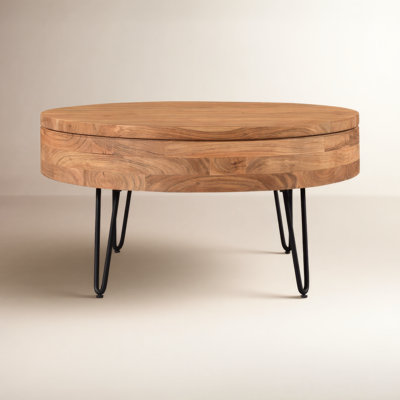 Heaton Solid Wood Coffee Table with Storage