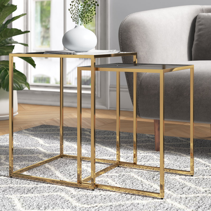 Aerilyn Tray Top Sled Nesting Tables