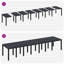 Garden Dining Set 17 Pcs Anthracite Poly Rattan