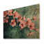Fleurs de cerisier au réalisme vert printanier - impression sur bois de cerisier en fleurs - sur bois de pin naturel-1951428471