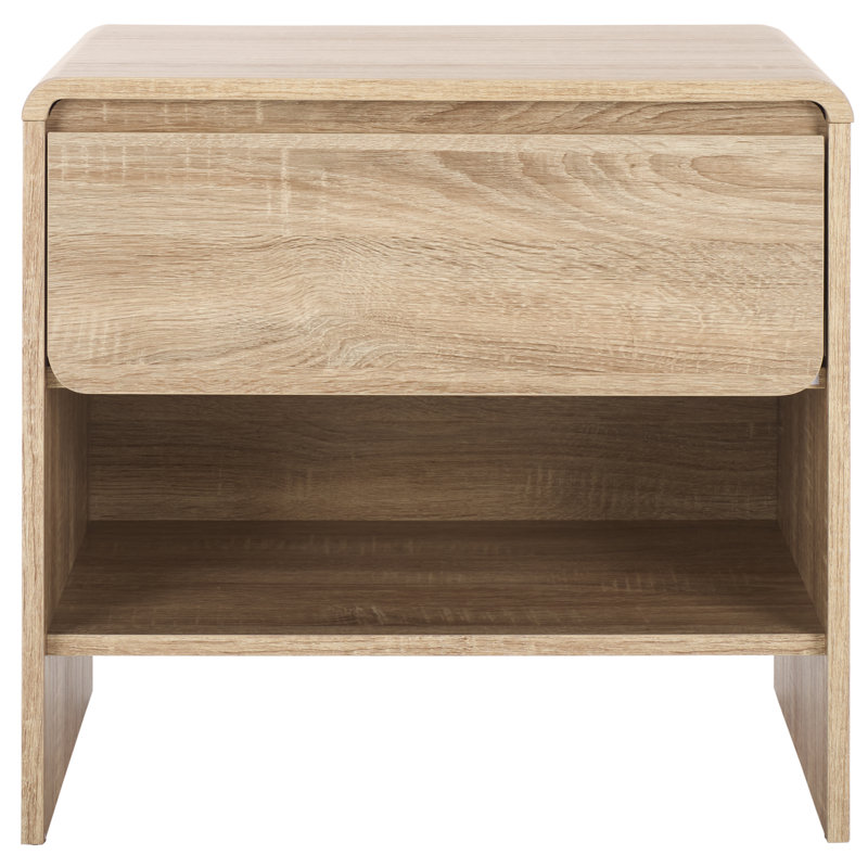 Arsenio 1 Drawer Nightstand, Light Cream