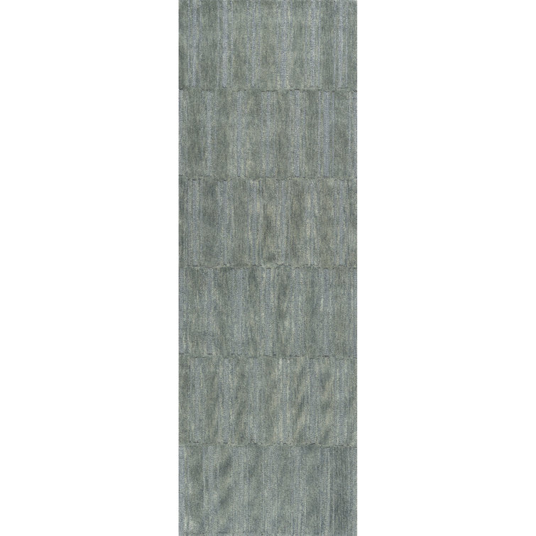 Starke Checked Wool Area Rug