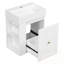 Meuble-lavabo mural avec lavabo et tablette latérale-1095830635