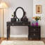 Miroir de maquillage 4 tiroirs