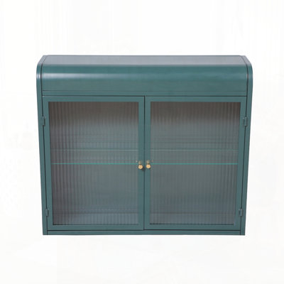 Armoire de rangement murale polyvalente en métal pour différentes pièces, améliorant l'organisation
