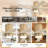  5 Solid Wood Blades Flush Mount Ceiling Fan Woven Rattan Cover DC Motor With Remote Light-342134497-342134500