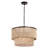 18" 3-Light Handwoven Rope Drum Chandelier-481101920-488970563