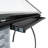 Tempered Glass Steel Drafting Table