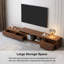 Extendable TV Stand with 3 Storage Drawers, Fits Living Room or Bedroom-1140894746