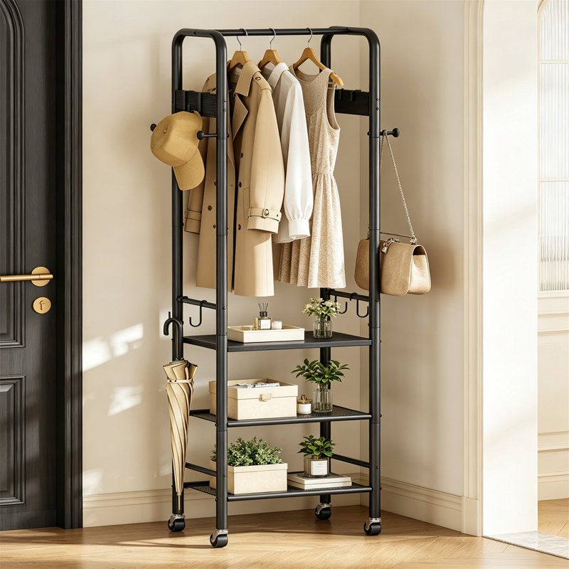 Metal 9 - Hook Coat Rack