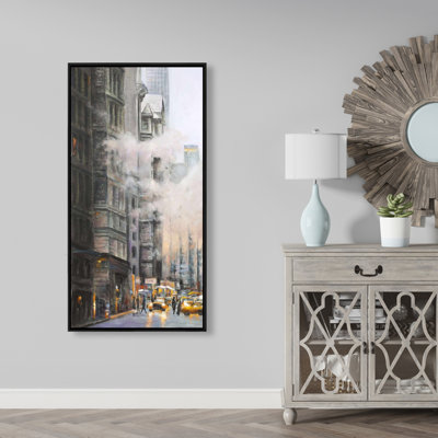 Morning In The Streets Of New-york City Print On Canvas